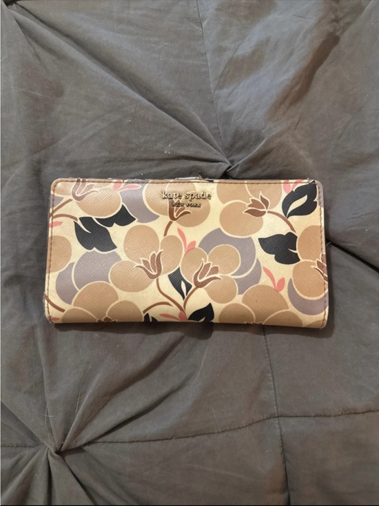 kate spade Handbags - Kate Spade Cameron Breezy Floral Large Slim Bifold Wallet